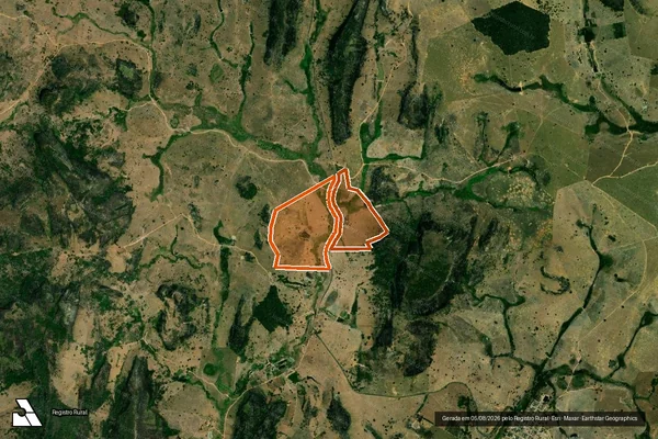 Imagem de satélite de FAZENDA BAIXA FRESCA em PONTO BELO - ES
