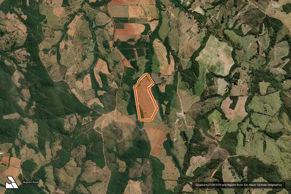 Imagem de satélite de FAZENDA CORREGO DA MATA em PATROCÍNIO - MG