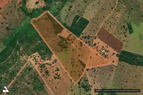 Imagem de satélite de FAZENDA MANABUIU em LAGOA GRANDE - MG