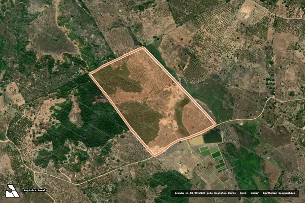 Imagem de satélite de FAZ RIACHO VERMELHO NITEROI AREA 2 em GENERAL MAYNARD - SE