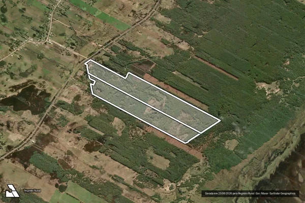 Imagem de satélite de Fazenda da Paz em TAVARES - RS