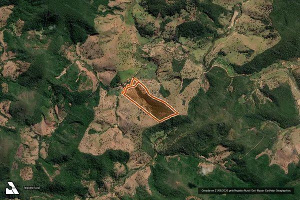 Imagem de satélite de FAZENDA SERRINHA em GUANHÃES - MG