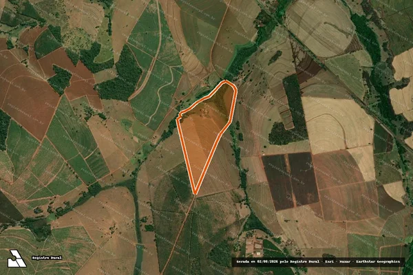 Imagem de satélite de FAZENDA SANTA HELENA em RIOLÂNDIA - SP
