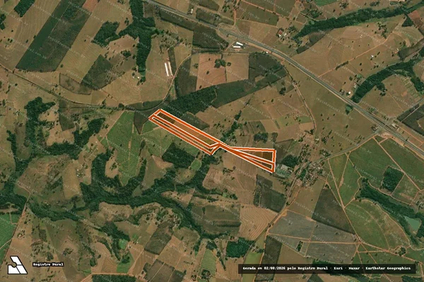 Imagem de satélite de SITIO NOSSA SENHORA DE FATIMA em COSMORAMA - SP