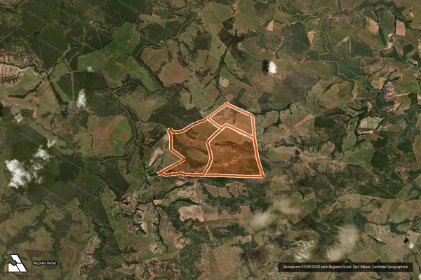 Imagem de satélite de FAZ AGUAS BELAS III em TORIXORÉU - MT