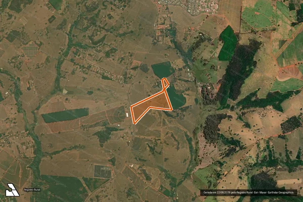 Imagem de satélite de FAZENDA CAMPO em MIRASSOL - SP
