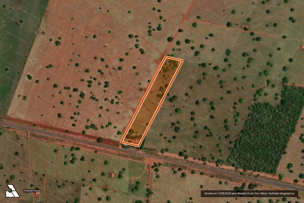 Imagem de satélite de FAZENDA LUZITANIA I em SANTA VITÓRIA - MG