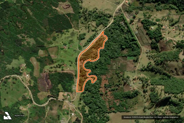 Imagem de satélite de TERRENO USUCAPIAO em CAMPO ALEGRE - SC