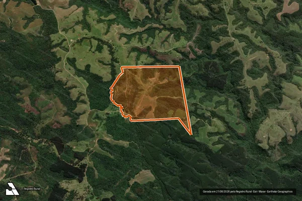 Imagem de satélite de RANCHO GRANDE em CÂNDIDO DE ABREU - PR