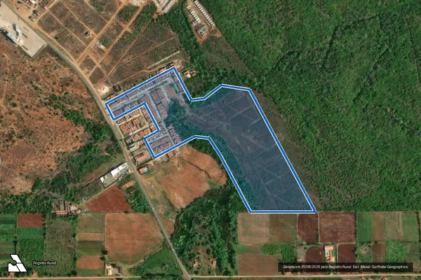 Imagem de satélite de FAZENDA BOM JESUS - Gleba 2 em Canindé de São Francisco - SE