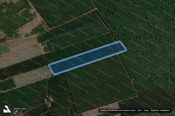 Imagem de satélite de FAZENDA CÓRREGO COMPRIDO LOTE 1D - 01 em Turmalina - MG