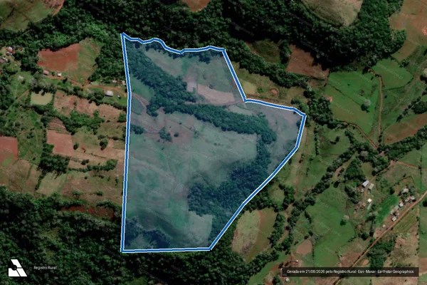 Imagem de satélite de PERSEVERANÇA ? LOTE 60 - Lote 60 em São Francisco de Assis - RS