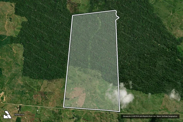 Imagem de satélite de Fazenda Jaibara II - Parte 1 em Tarauacá - AC