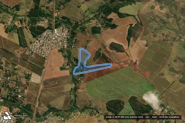Imagem de satélite de Fazenda Olaria ou Capão Do Açude - Parte 1 em Anápolis - GO
