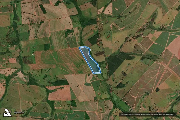 Imagem de satélite de Fazenda Santo Expedito - PARCELA 02 em Álvares Florence - SP