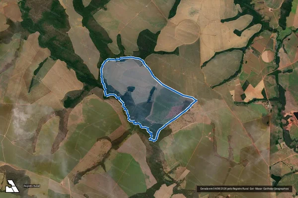 Imagem de satélite de FAZENDA SAPÉ - Parte 1 em Caldas Novas - GO