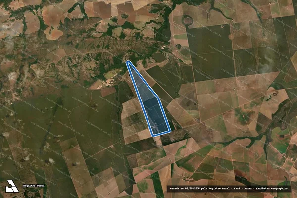 Imagem de satélite de FAZENDA MATA VERDE - FAZENDA MORADA DO BOI VI / PARTE 3 em Primavera do Leste - MT
