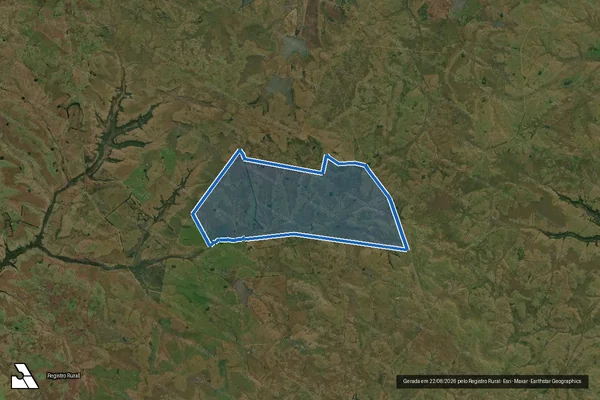 Imagem de satélite de Fazenda Cidadela - Parcela 1 em Quaraí - RS