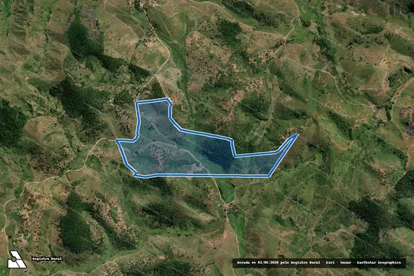 Imagem de satélite de FAZENDA BREJÃO - Parte 02 em Teófilo Otoni - MG