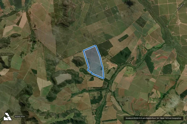 Imagem de satélite de Fazenda Amazonas - Parcela 1 em Ribeirão Bonito - SP