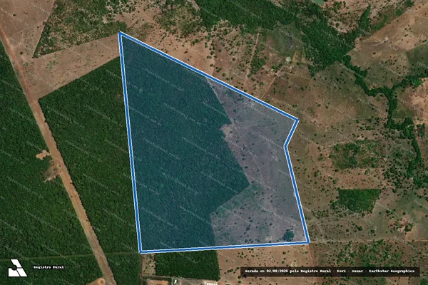 Imagem de satélite de FAZENDA DEUSIMAR em Marianópolis do Tocantins - TO
