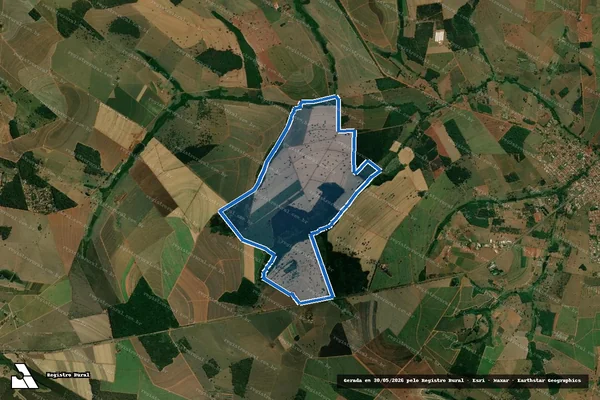 Imagem de satélite de FAZENDA AGUA DA PEDRA - Parcela 1 em Arealva - SP
