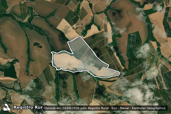 Imagem de satélite de Fazenda Santa Terezinha - Fazenda Santa Terezinha em Três Corações - MG