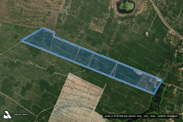 Imagem de satélite de FAZENDA TANQUES DO TABOCAL - ÁREA DESMEMBRADA em Itapipoca - CE