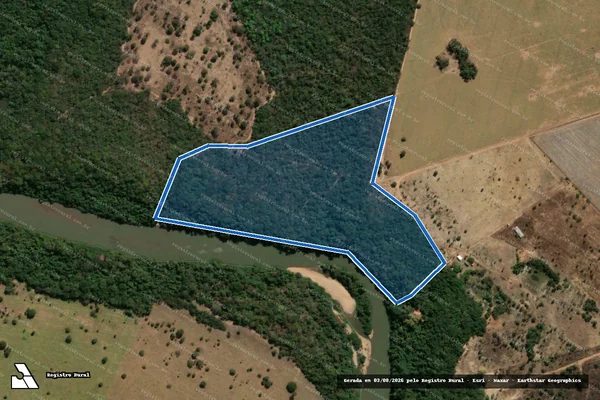 Imagem de satélite de FAZENDA RANCHO TRÊS MARIAS - Parte 2 em Matrinchã - GO
