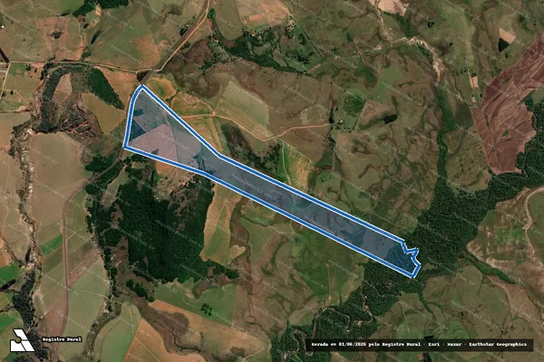 Imagem de satélite de GRANJA DO CERRO - Parte 1 em São Francisco de Assis - RS