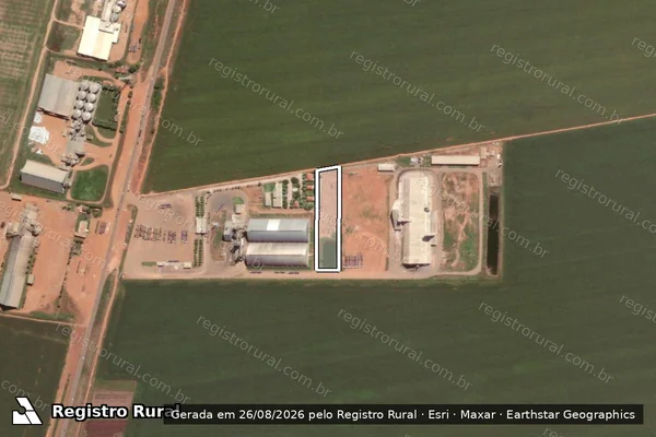 Imagem de satélite de LOTE 97-B – Área 1 em Sinop - MT