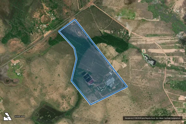 Imagem de satélite de LOTE 20 ? (UNIF.) - Parcela 1 em Boa Vista - RR