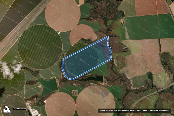 Imagem de satélite de FAZENDA COPACABANA - ANEXO VIII em Ipameri - GO