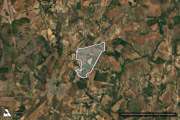 Imagem de satélite de Fazenda Capão do Rocha e Fazenda Pedro Drumont - Parte 1 em Corinto - MG