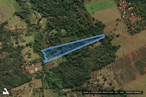 Imagem de satélite de Sítio Boa Esperança - Parte 1 em Uberlândia - MG