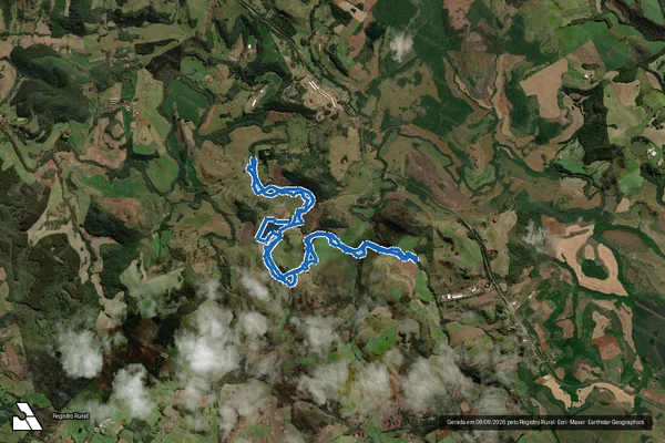 Imagem de satélite de P.A. 30 DE OUTUBRO - RESERVA LEGAL - Parte 2 em Campos Novos - SC