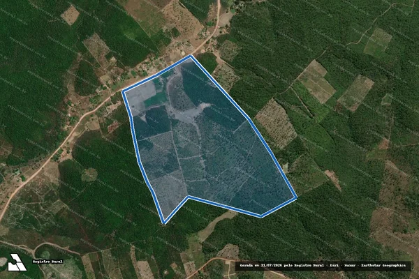 Imagem de satélite de Fazenda Canoeiro - Parcela 1 em Codó - MA
