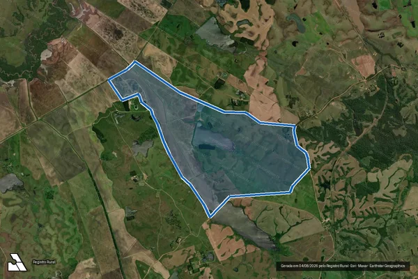 Imagem de satélite de FAZENDA DO PINHEIRO em São Pedro do Sul - RS