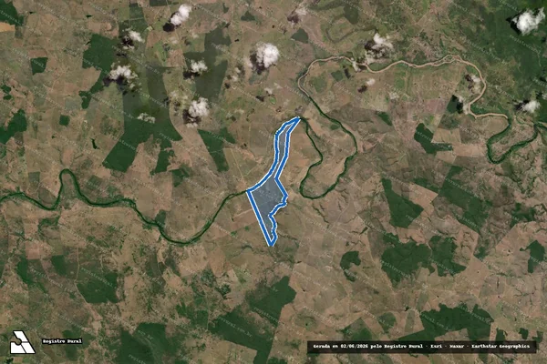 Imagem de satélite de FAZENDA DIVINO PAI ETERNO - 001 em Macarani - BA