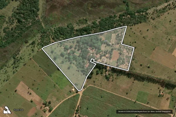 Imagem de satélite de Loteamento Reassentamento Populacional Rural Buritis - A45 - Parte 3 em Paulicéia - SP