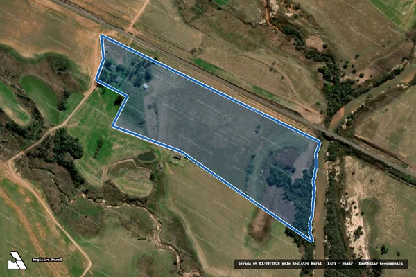 Imagem de satélite de Fazenda Batovi - Fazenda Batovi em São Francisco de Assis - RS