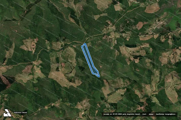 Imagem de satélite de Fazenda Córrego do Fogo - Parte 17 em Malacacheta - MG
