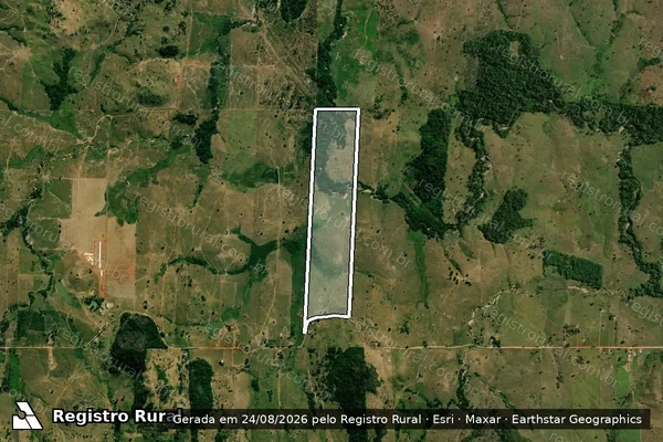 Imagem de satélite de Lote 57 da Gleba 44 do PIC Ouro Preto - Lote 57-Remanescente (Parte B) da Gleba 44 em Presidente Médici - RO