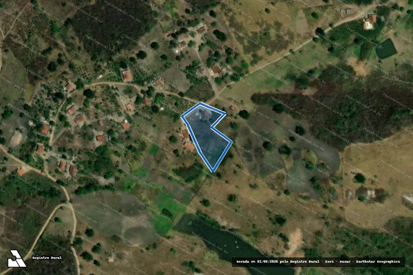 Imagem de satélite de SITIO OURIQUE - Parte 1 em Alagoa Nova - PB