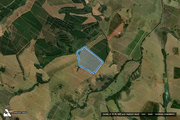 Imagem de satélite de FAZENDA MIMOSO - Parte 1 em Piumhi - MG