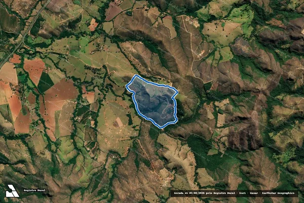 Imagem de satélite de Fazenda Campos - Parte 2 em Piumhi - MG