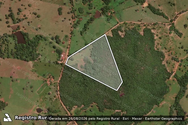 Imagem de satélite de FAZENDA POÇÕES DA BOA VISTA - 03 em Mutunópolis - GO