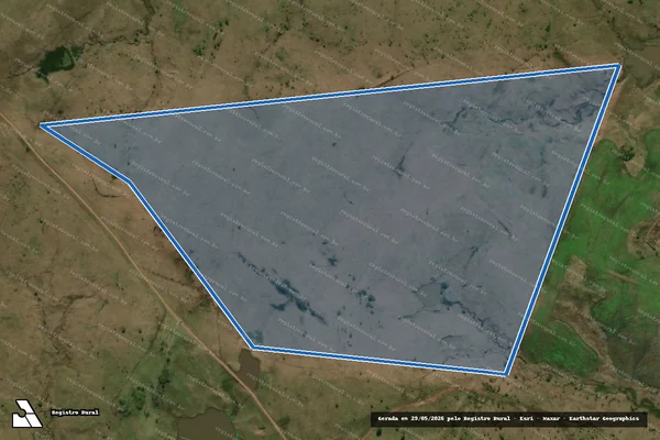 Imagem de satélite de Agropecuária Dois Coqueiros - Parcela 2 em Alegrete - RS