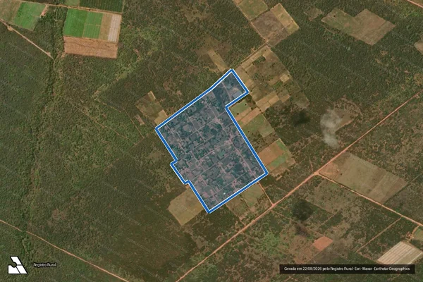 Imagem de satélite de PROJETO DE ASSENTAMENTO MAÍSA - AGROVILA 6 - Parte 1 em Mossoró - RN