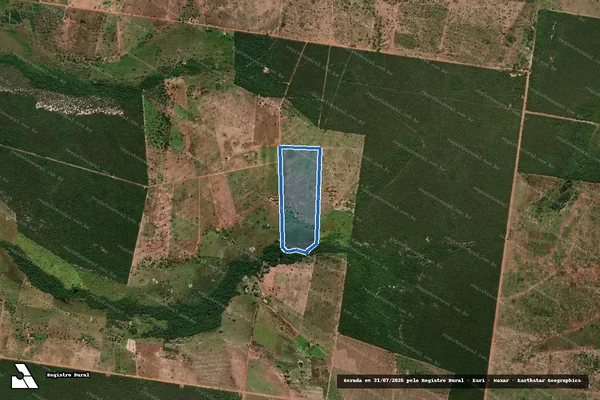 Imagem de satélite de P.A. TARUMÃ - Lote 15 em Nova Crixás - GO